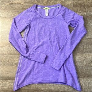 Ivivva Girls Purple Long Sleeve Athletic Top Size 10